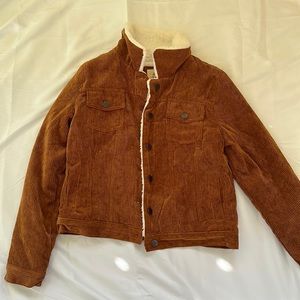 Cropped corduroy jacket